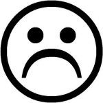 sad emoticon