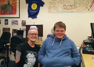 Ben from RIP:STARS with Tara Flood from ALLFIE