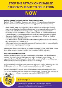 Day of Action leaflet