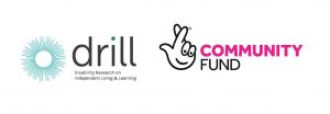 logos for the DRILL project and National Lottery community Fund
