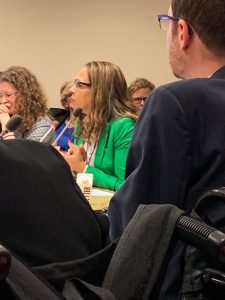 Some delegates at a side event