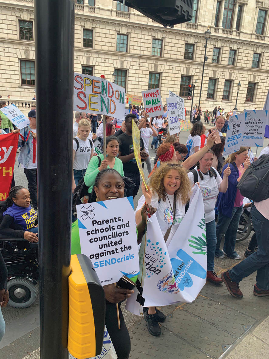 Report on the SEND National Crisis march