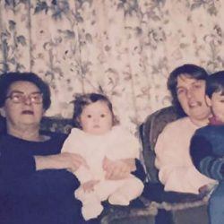 Katie as a baby