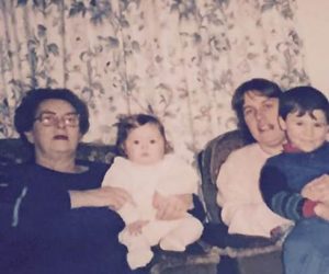 Katie as a baby