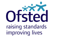 Ofsted logo stating "Ofsted, raising standards, improving lives"