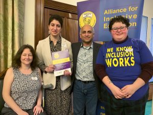 Tania, Dr Armineh Soorenian, Dr Navin Kikabhai and Martine Harding
