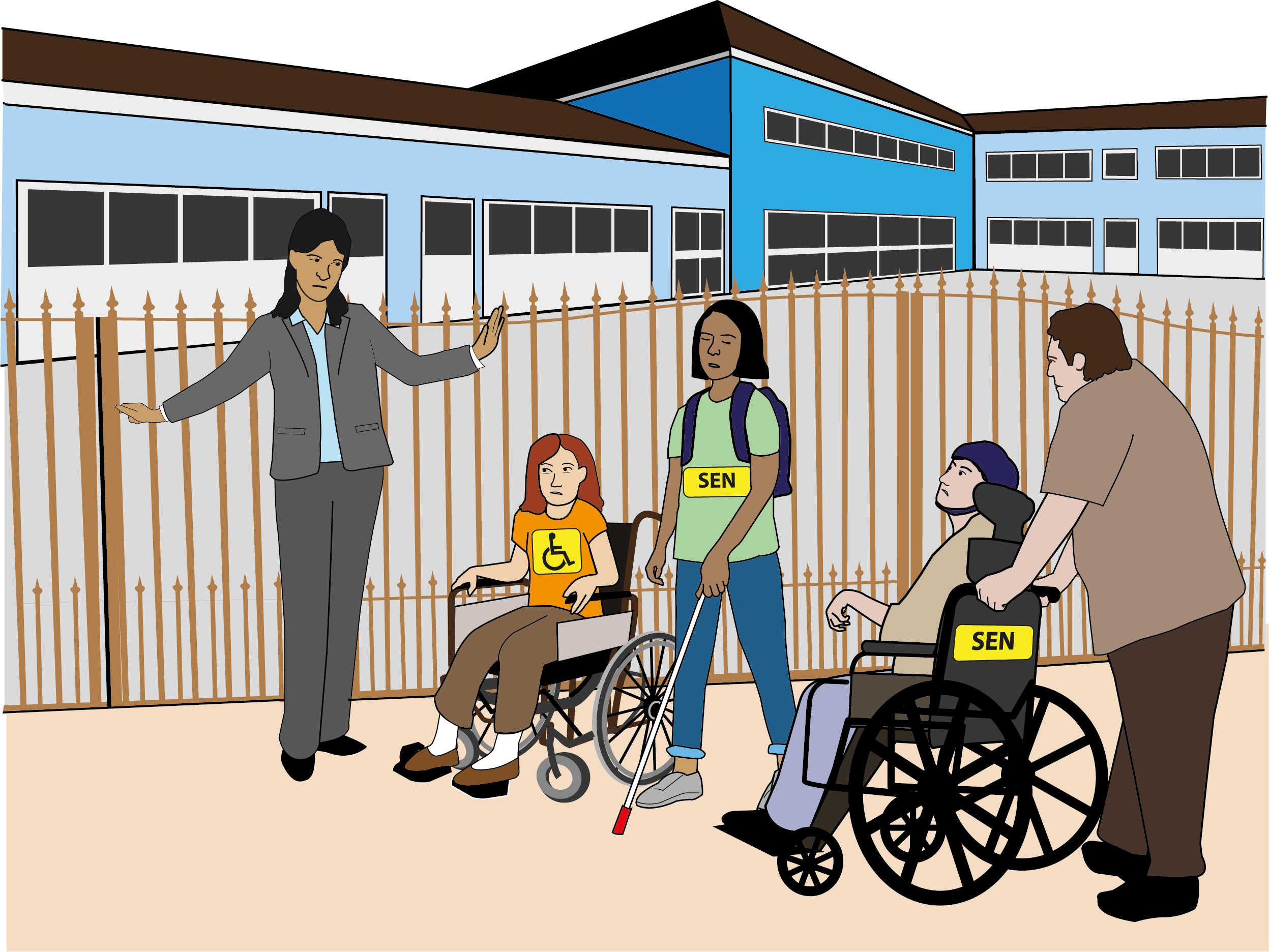 Disabled pupil being stopped from mainstream school