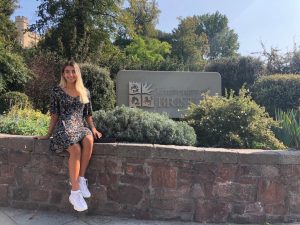 Melissa Acar outside of the University of Bristol