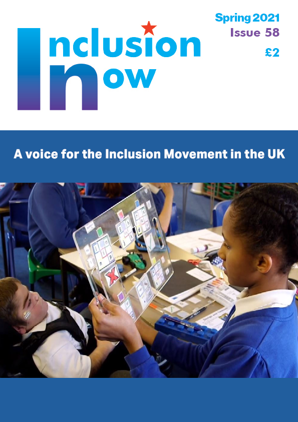 Inclusion Now Magazine Issue 58 Spring 2021 COVER