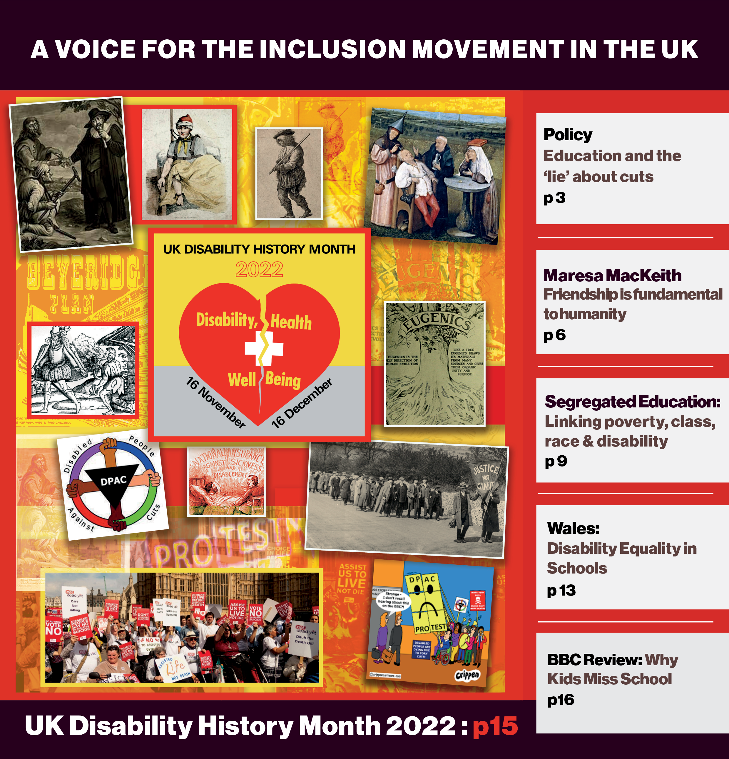 Inclusion Now Magazine 64 Autumn 2022 cover crop