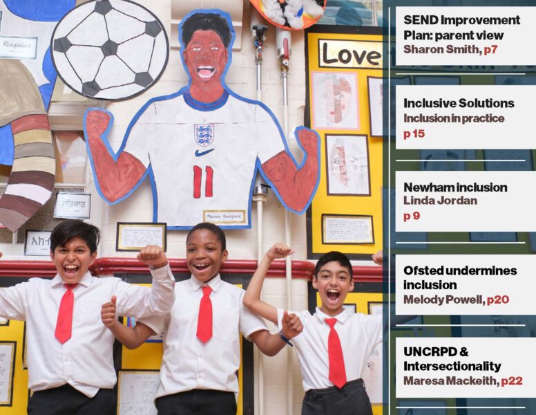 Inclusion Now magazine 66 cover - a voice for the Inclusion Movement in the UK. Cover image: