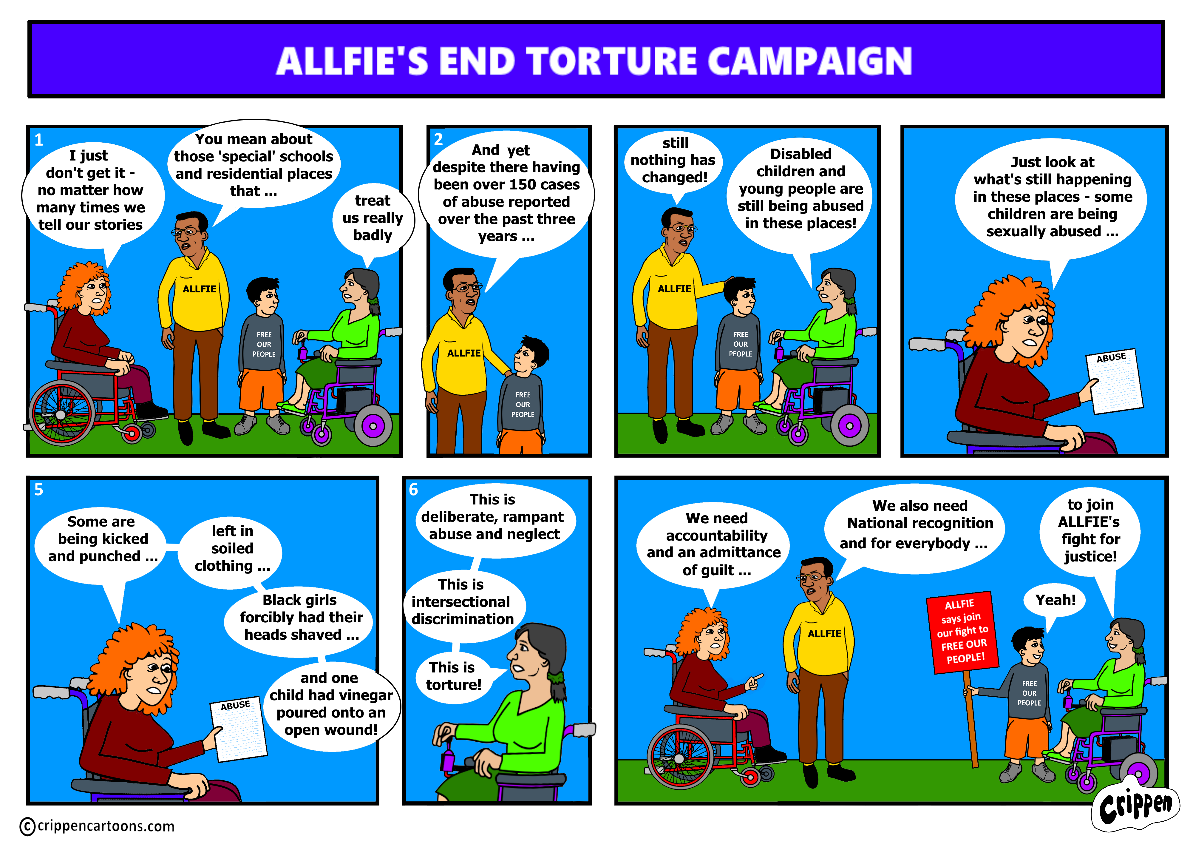 Lucy Wing: “I will not give up until all Disabled children, my siblings, are free from torture”