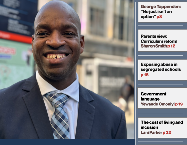 Inclusion Now 71 cover, featuring Dr Edmore Masendeke.